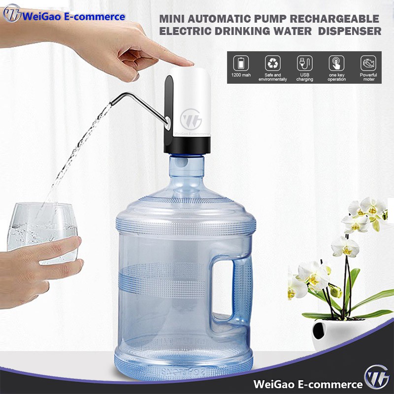 WG Rechargeable Electric Drinking Water Dispenser Mini Portable Automatic Pump Shopee Philippines