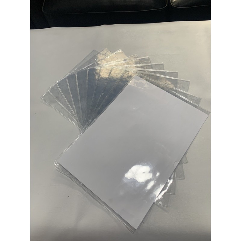 Clear Plastic Jacket for A4 Size Paper Set of 10 pcs. Shopee Philippines