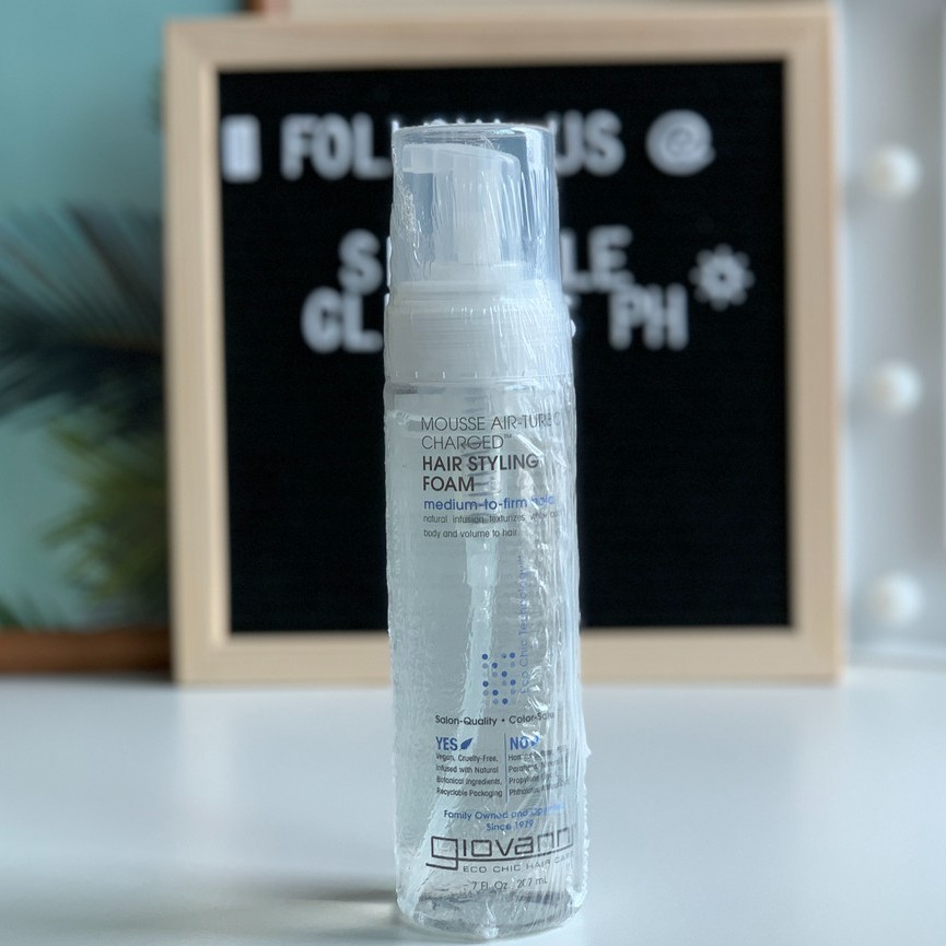 Giovanni, Mousse AirTurbo Charged, Hair Styling Foam, 7 fl oz (207 ml) Shopee Philippines