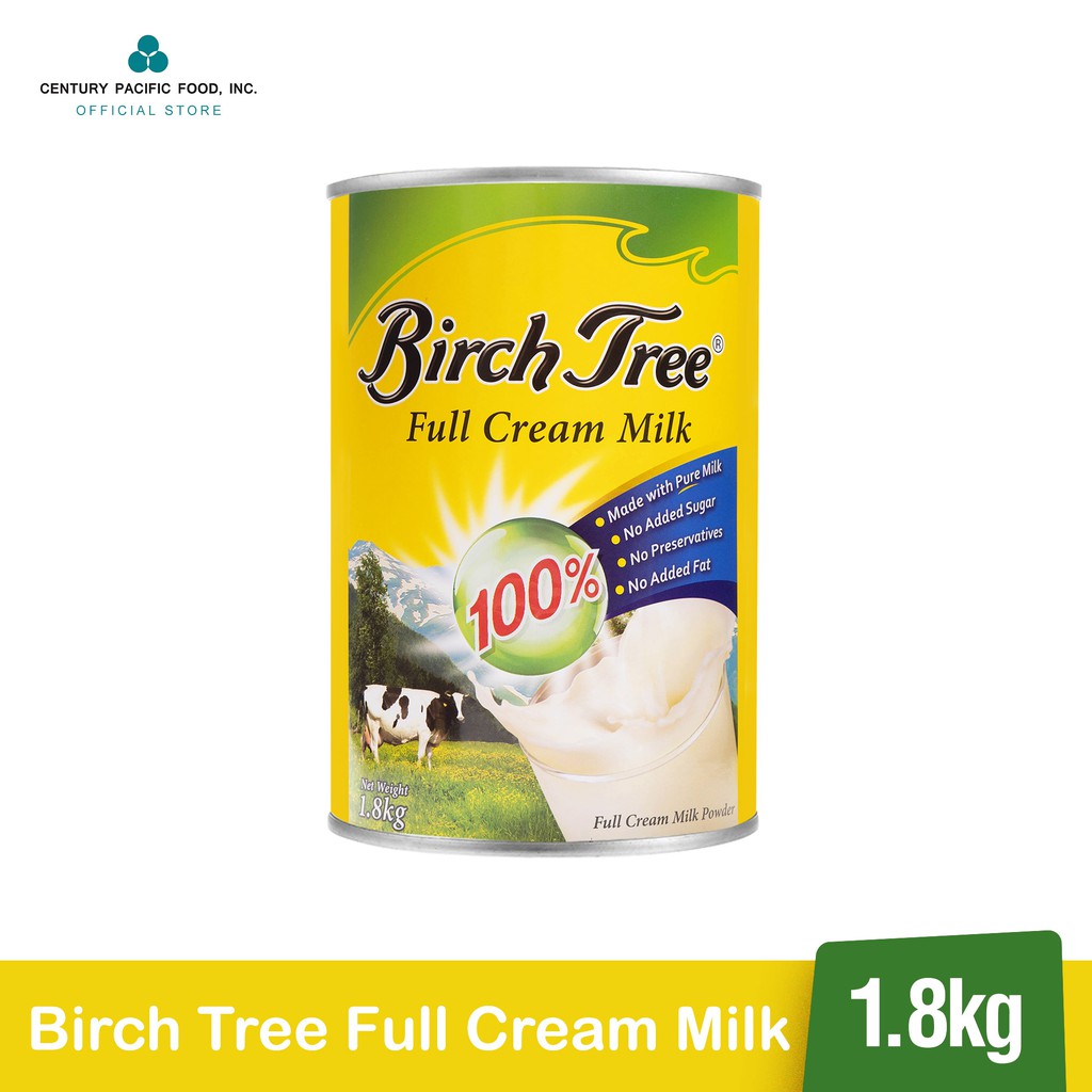 Birch Tree Full Cream Milk 1800g Shopee Philippines