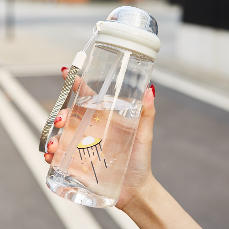 Han edition suction cups drop cute girl adult children cup leak proof