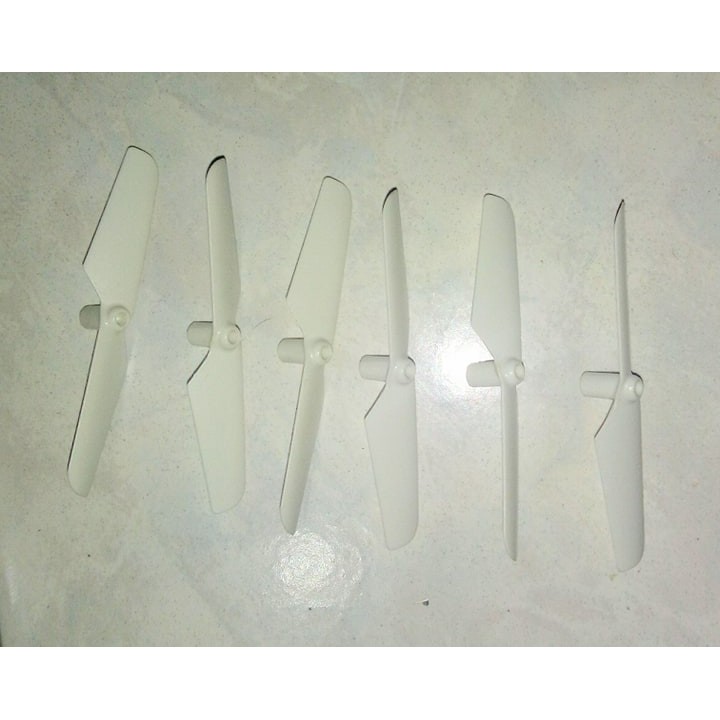 Main Blade Replacement Propeller for Syma X11 X11C 6pcs black white