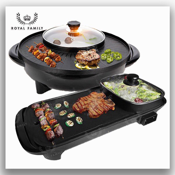 samgyupsal grill pan set Samgyeopsal MultiFunctional Electric Hot Pot Grill by Royal Family PH
