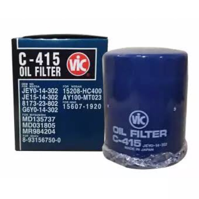 Vic Oil Filter C415 mirageG4/lancer/getz/XPANDER Shopee Philippines