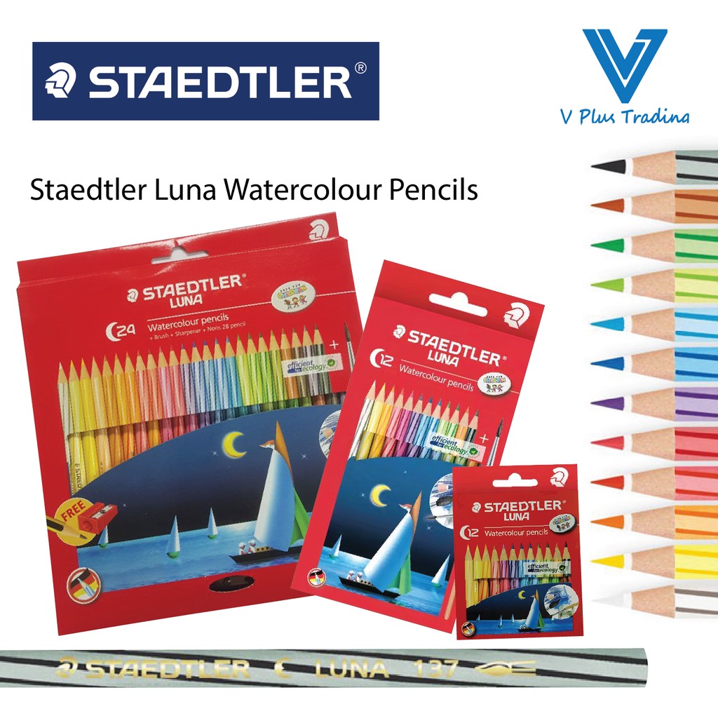 Staedtler Luna Watercolour Pencils Shopee Philippines