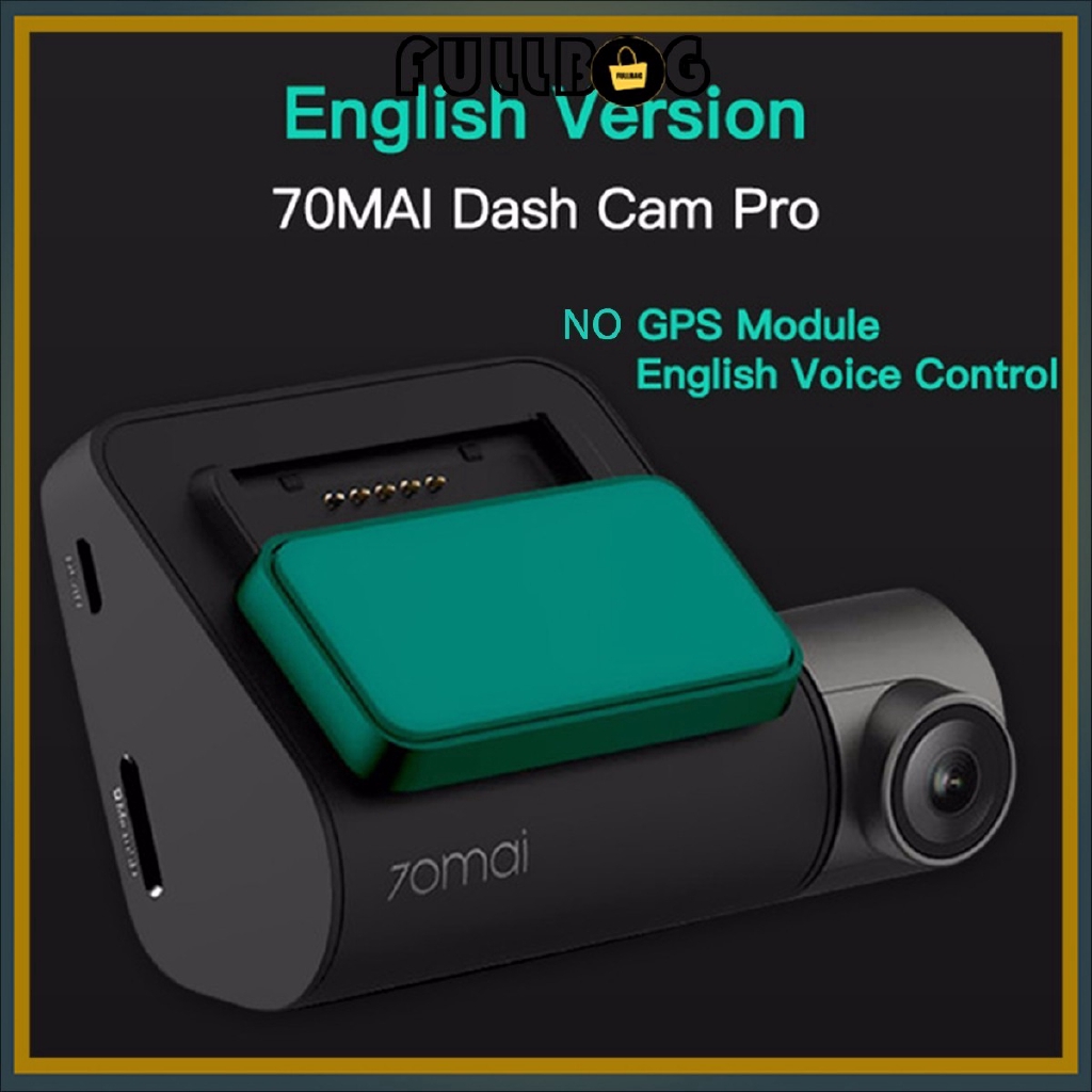 XIAOMI 70mai Pro English Version 1944P Car DVR Dash Cam w/ GPS 64GB Memory Card