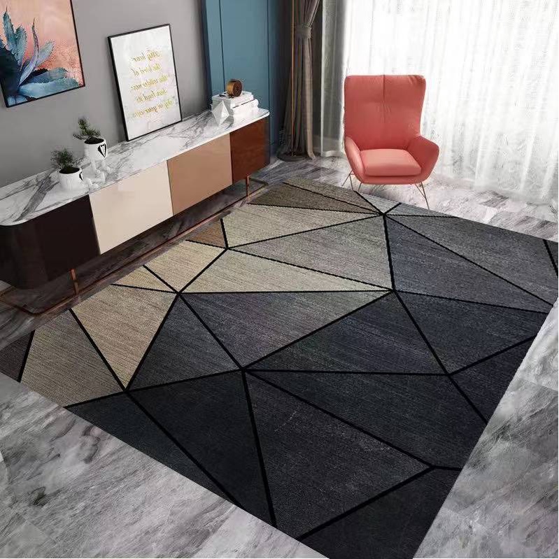 150cm*180cm Modern Carpet for Home Living Decoration Geometric Pattern