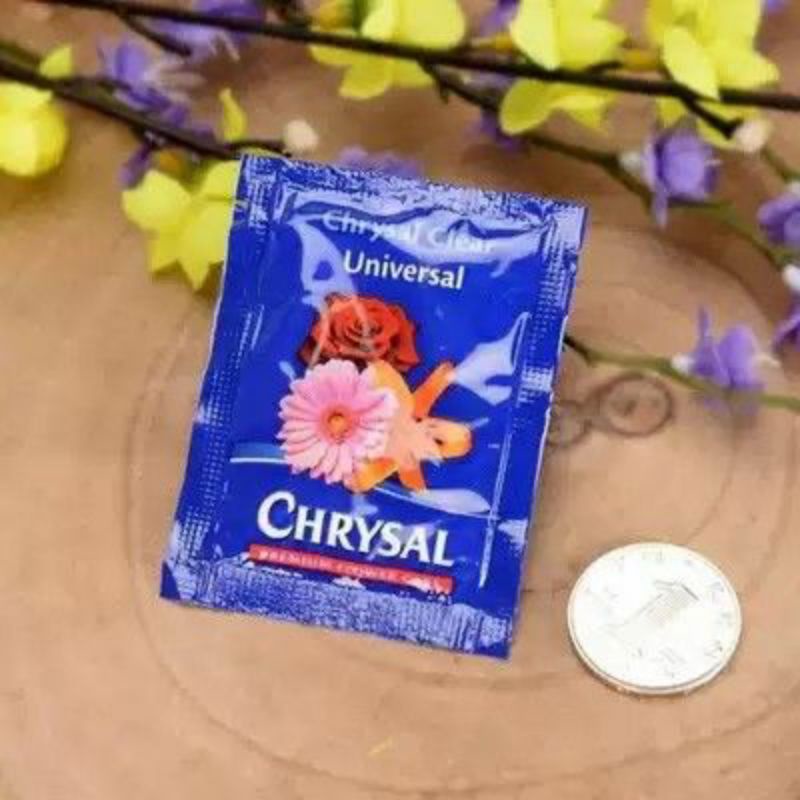 Chrysal Flower Food Packet Fresh Cut Flowers Clear formula Hydrate