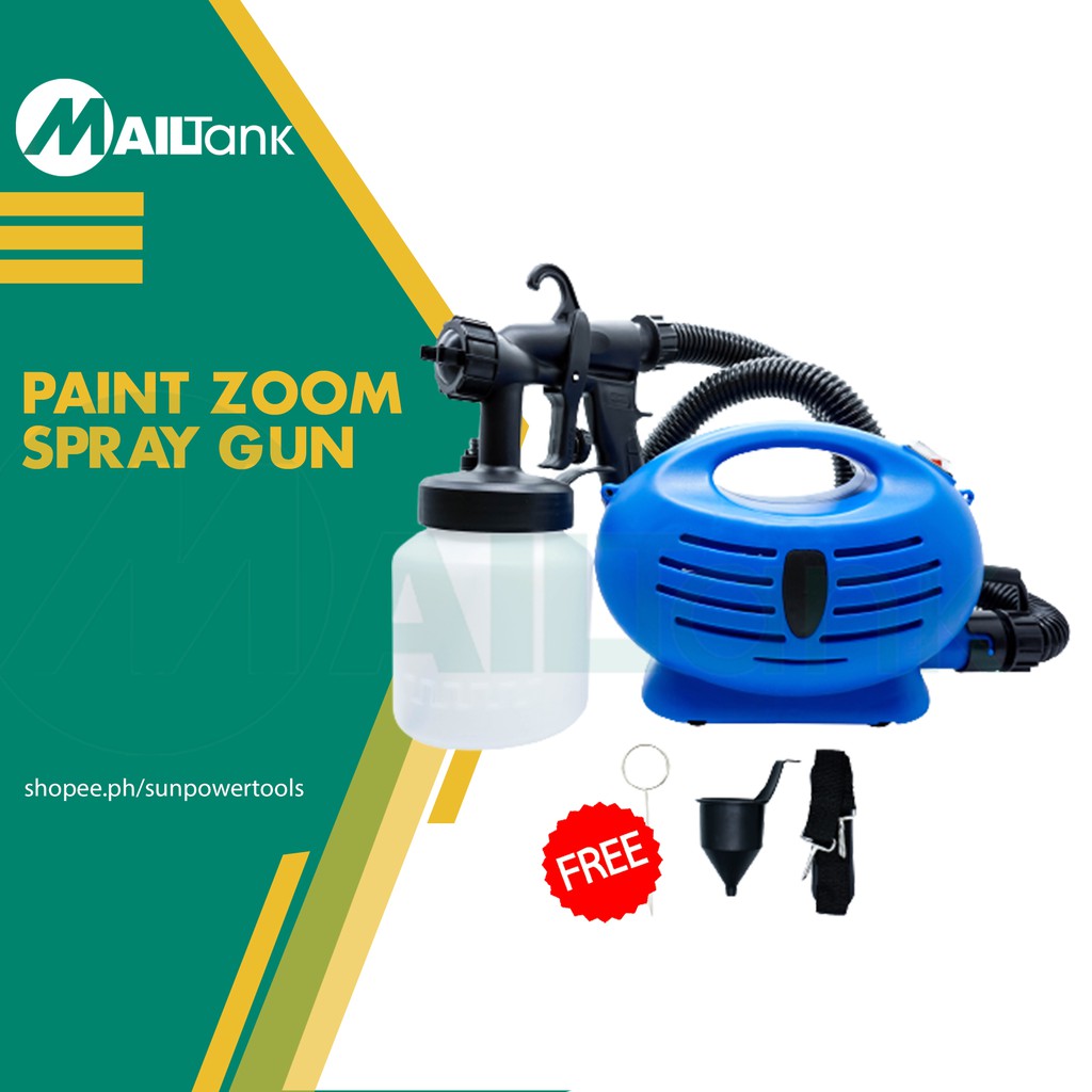 Paint Zoom Spray Gun (SH117) Handheld Portable Painting Machine can be