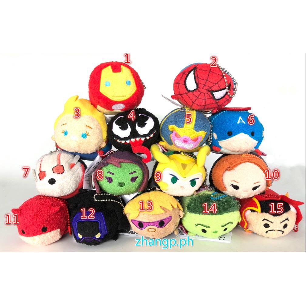 Tsum Tsum Avengers Spiderman Captain America Thanos Loki IronMan Plush