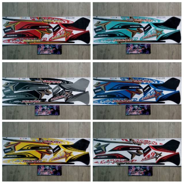 Striping Sticker Variation Mio Sporty Smile Amore Star