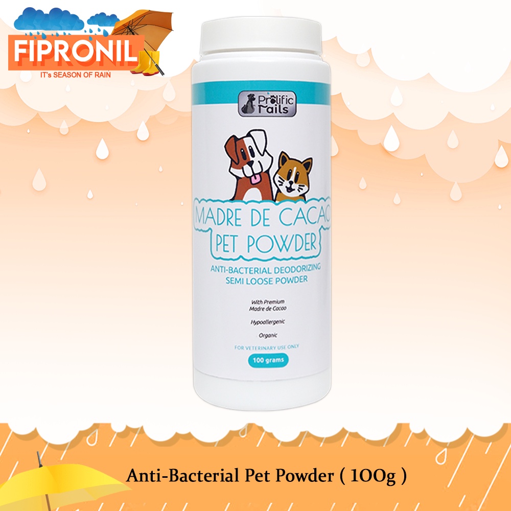 FIPROHugz AntiBacterial Deodorizing Powder 100g For Dogs & Cats Anti