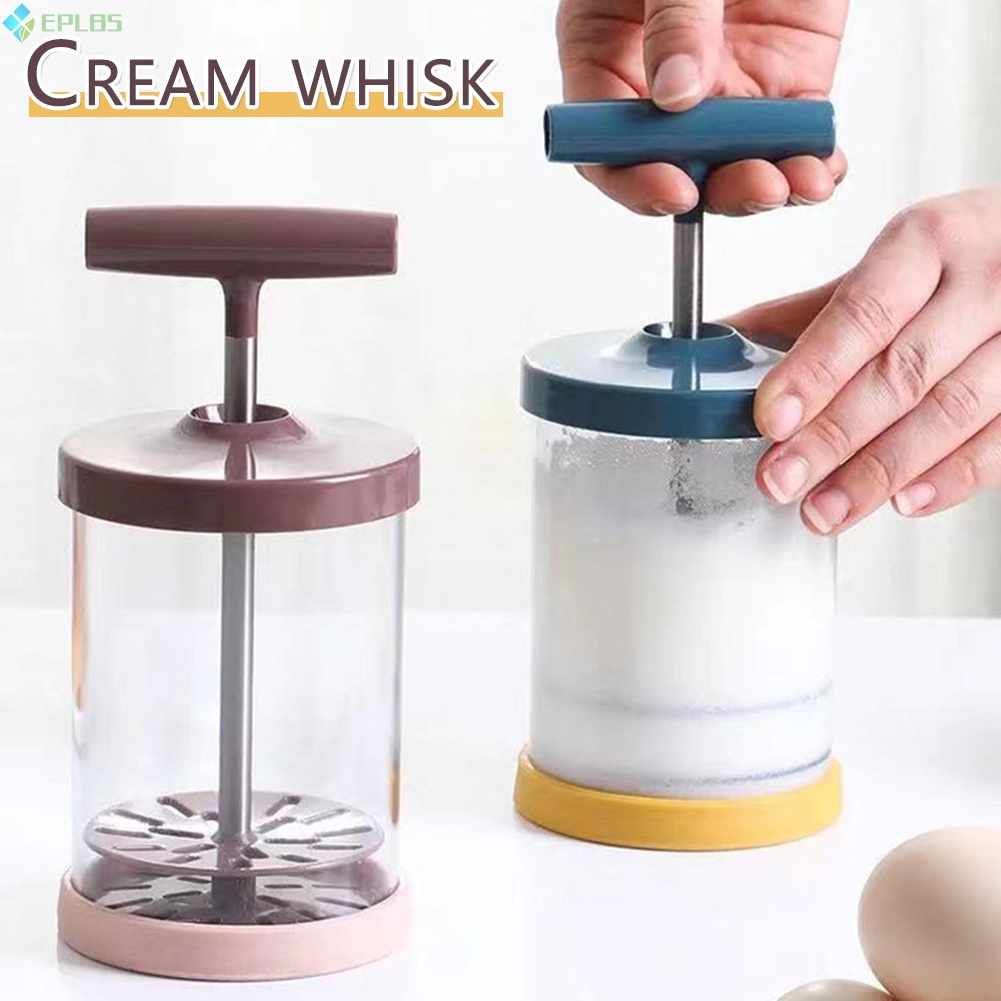 Household Manual Professional Whipping Cream Dispenser Handheld Whisk