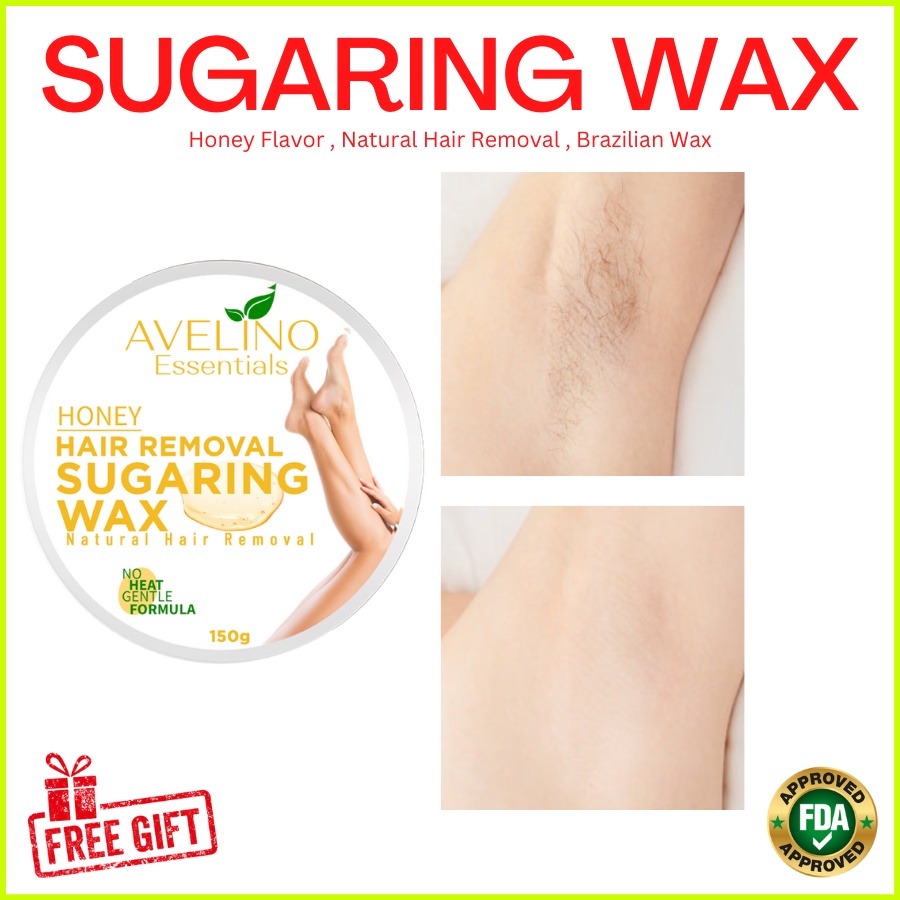 HONEY HAIR REMOVAL SUGARING WAX 150g(Hair Wax Removal & Wax Leg, Brow
