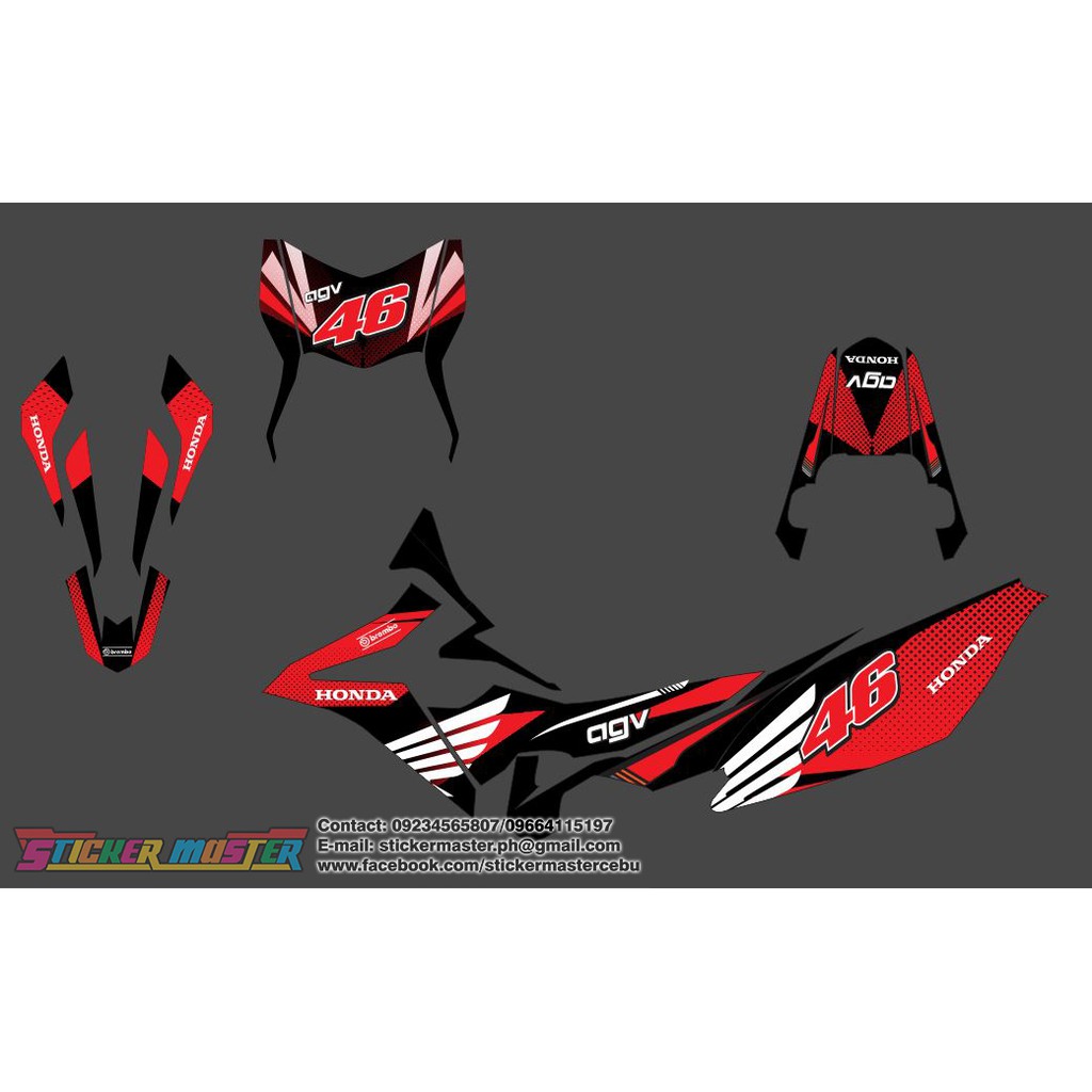 30 Honda Xrm 125 Fi Sticker Design Mrsfivecent