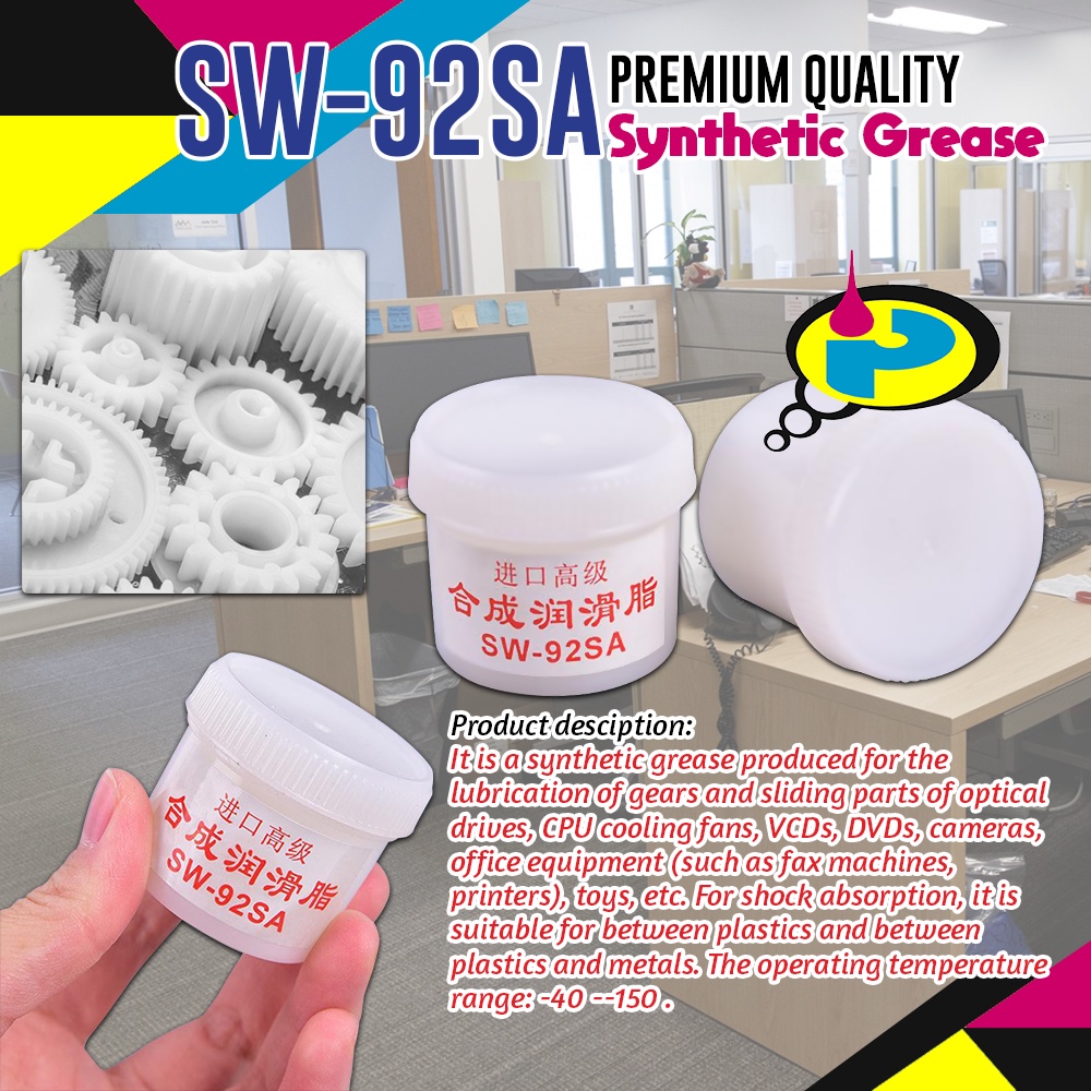 Printer grasa Synthetic Lubricants Grease for Gear Mechanical Equipment