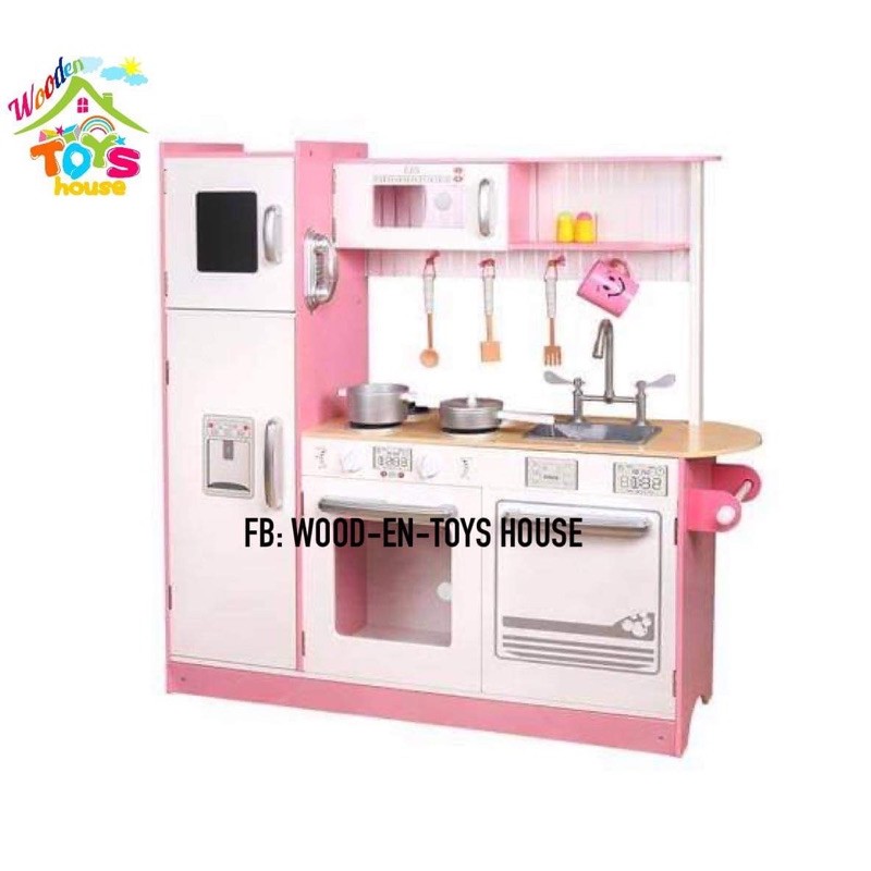 Wooden Kitchen Play Set Kitchen Toys Set Shopee Philippines