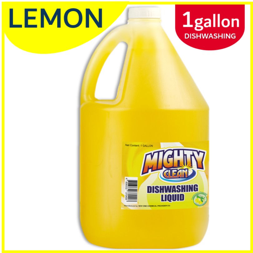Mighty Clean Dishwashing Liquid Lemon DWL (yellow) 1 Gallon
