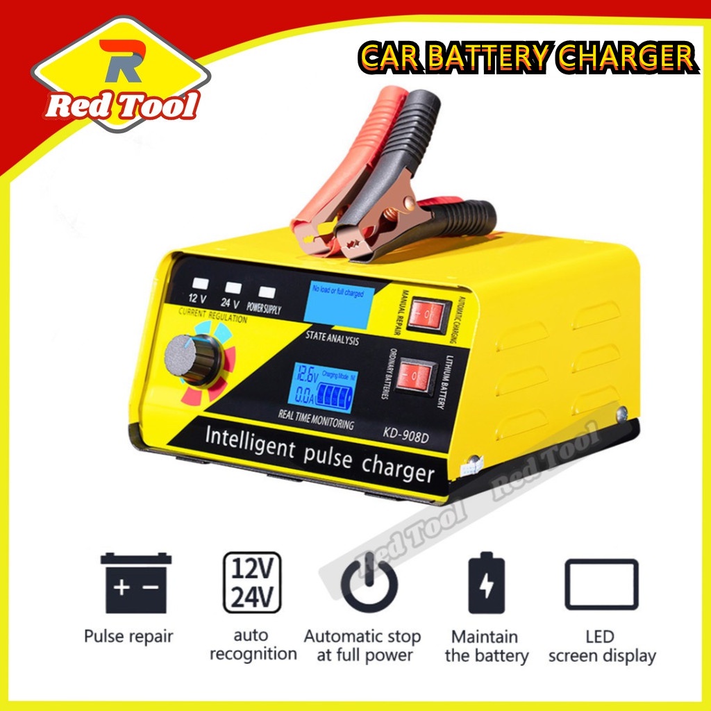 Automatic Intelligent Car Battery Charger Machine High Power Repairing