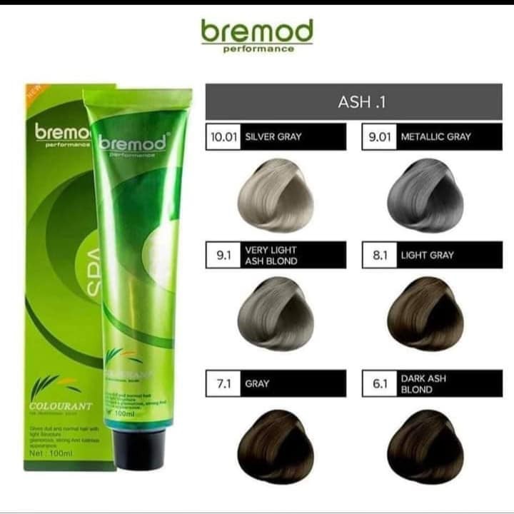Bremod Gray Colors with oxidant 100ml Shopee Philippines