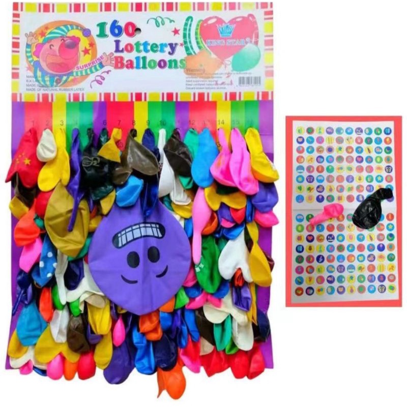160PCS LOTTERY BUNOT BALLOON Shopee Philippines