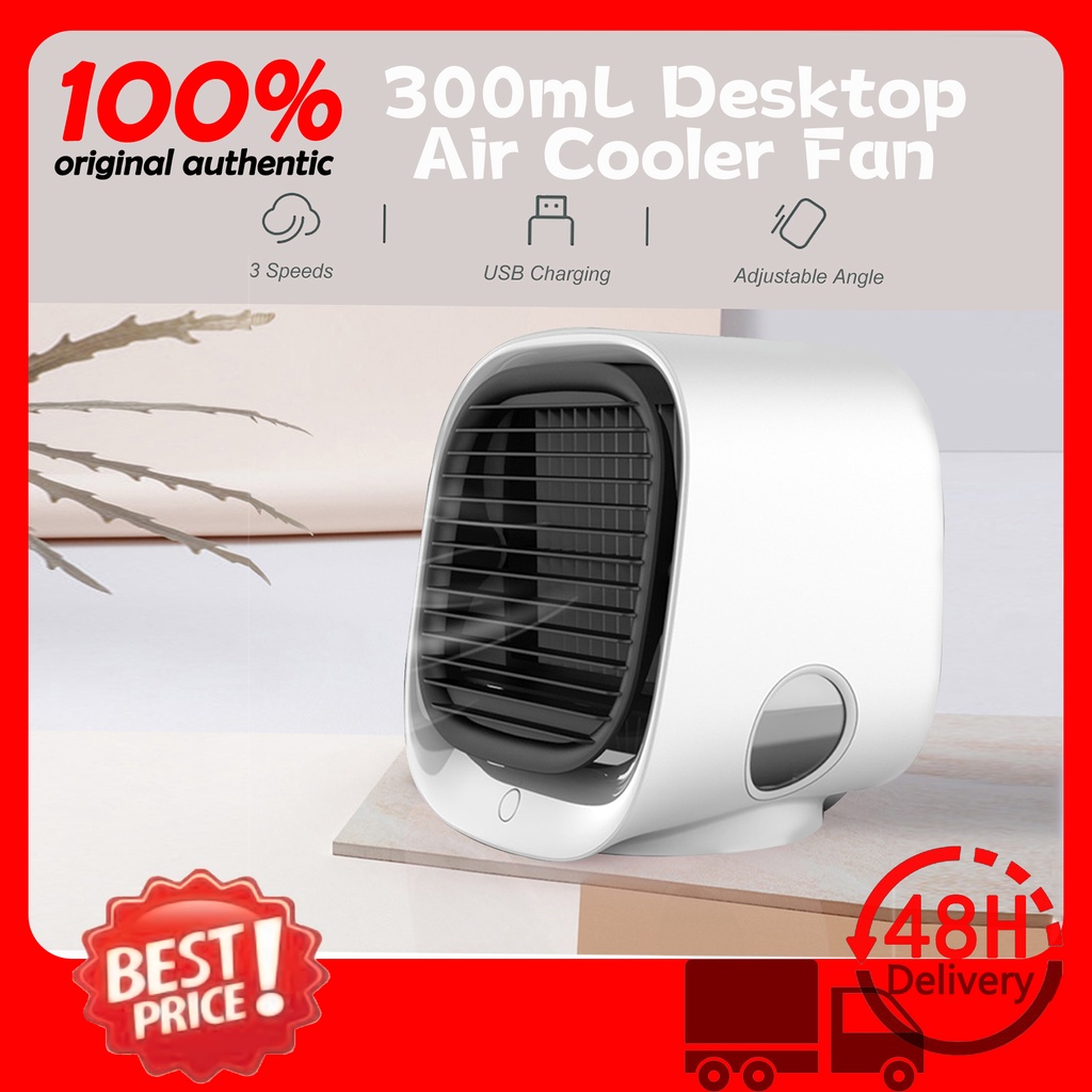 300mL Desktop Air Cooler Air Conditioner Fan USB Desk Fan Air Cooler 3
