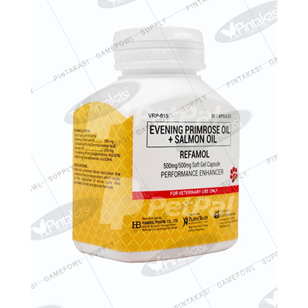 NutraTech Refamol Evening Primrose Oil + Salmon Oil 30 Soft Gel