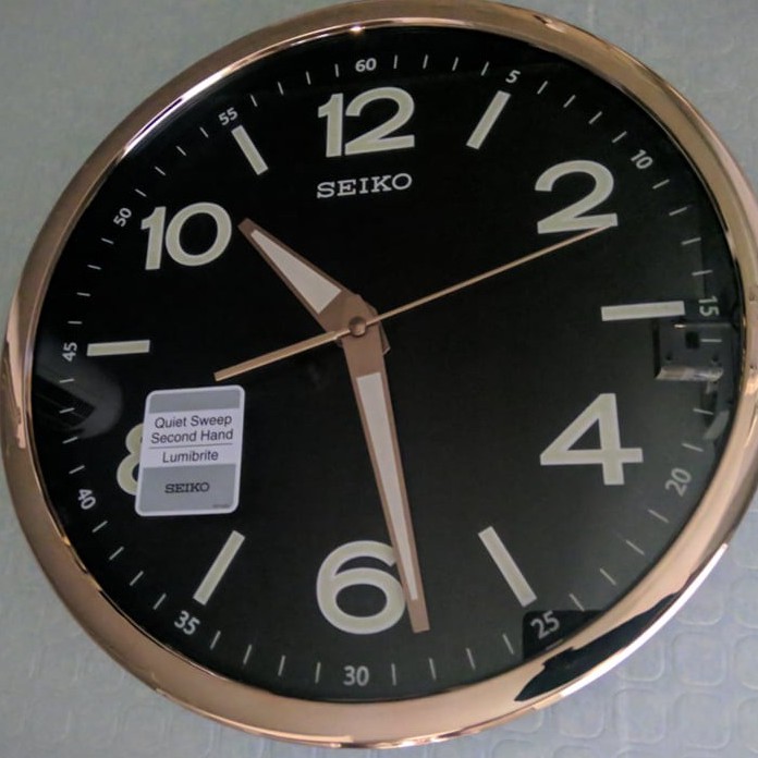 Seiko Luminous Wall Clocks Shopee Philippines