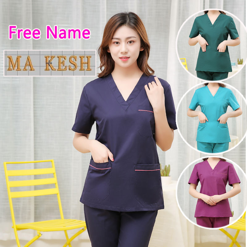 [VSHELL]Spot sale Scrub Suit Clothes medical suits for women Short