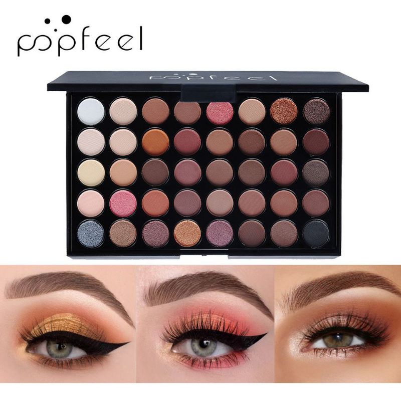 Pop Feel 40 color eyeshadow palette Shopee Philippines