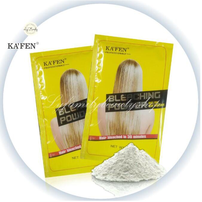 Kafen Bleaching Bleach Powder Sachet Dust Free Hair Lightener white