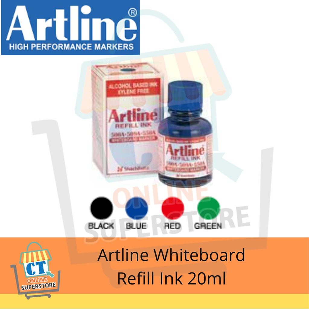 ARTLINE ESK50A REFILL INK WHITEBOARD MARKER 20cc/ml Shopee Philippines