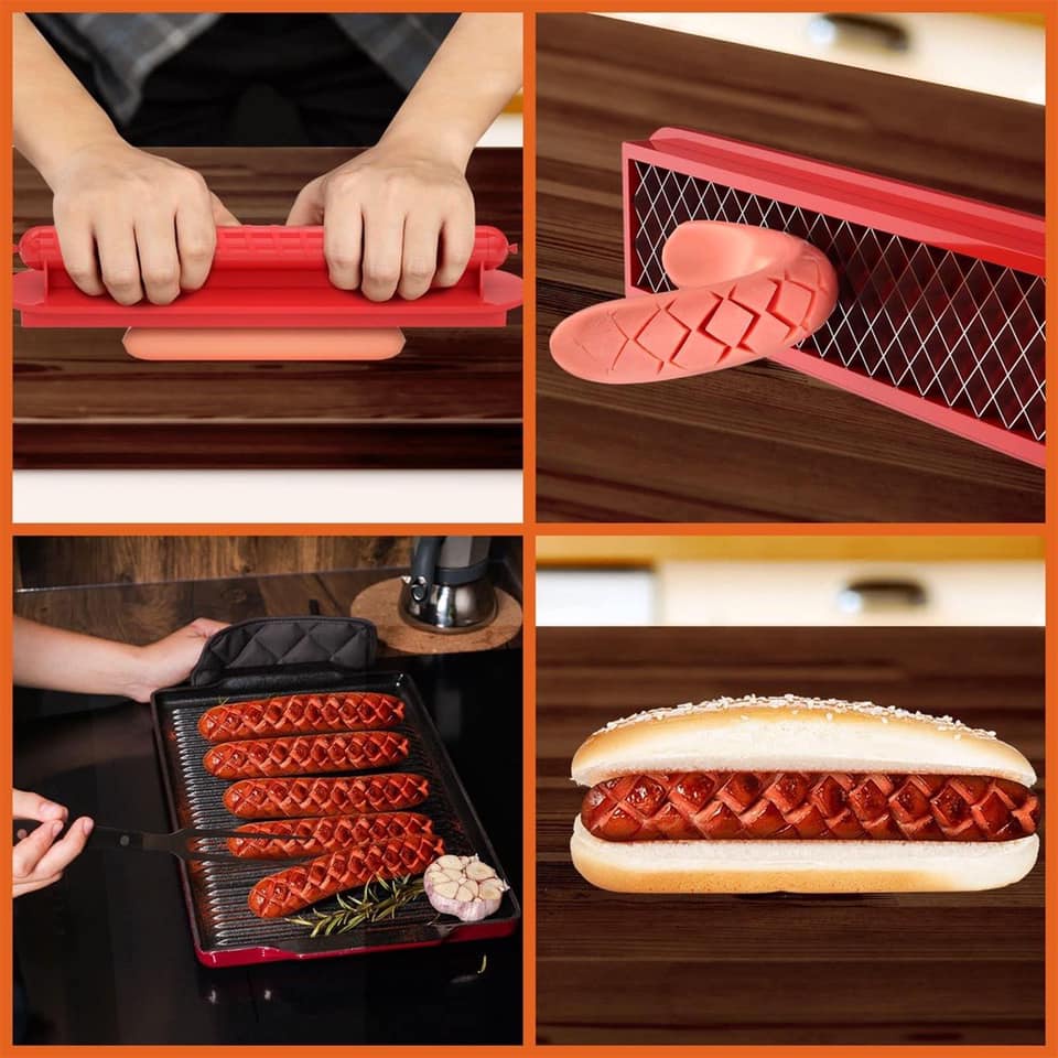 Hot Dog Cutter Multifunctional Sausage Cutter Ham Slicer Lightweight