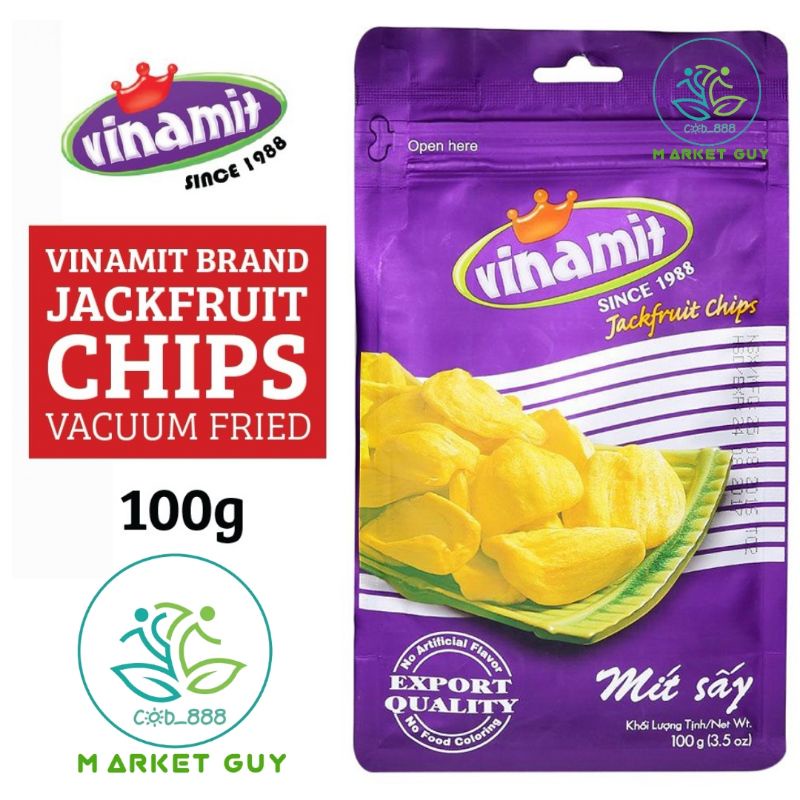 Vinamit Jackfruit Chips 100g and 210g Shopee Philippines