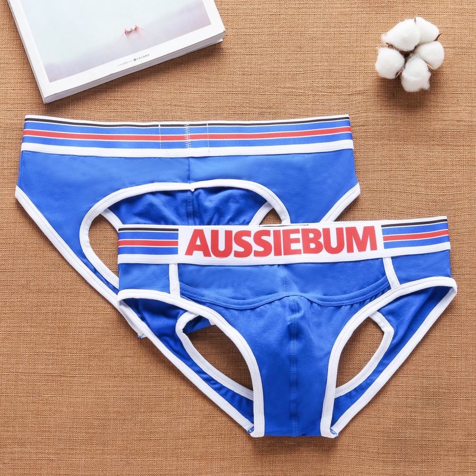 Aussie Bum Cotton Bottomless Jockstraps Bumless Briefs Jock Strap Brief