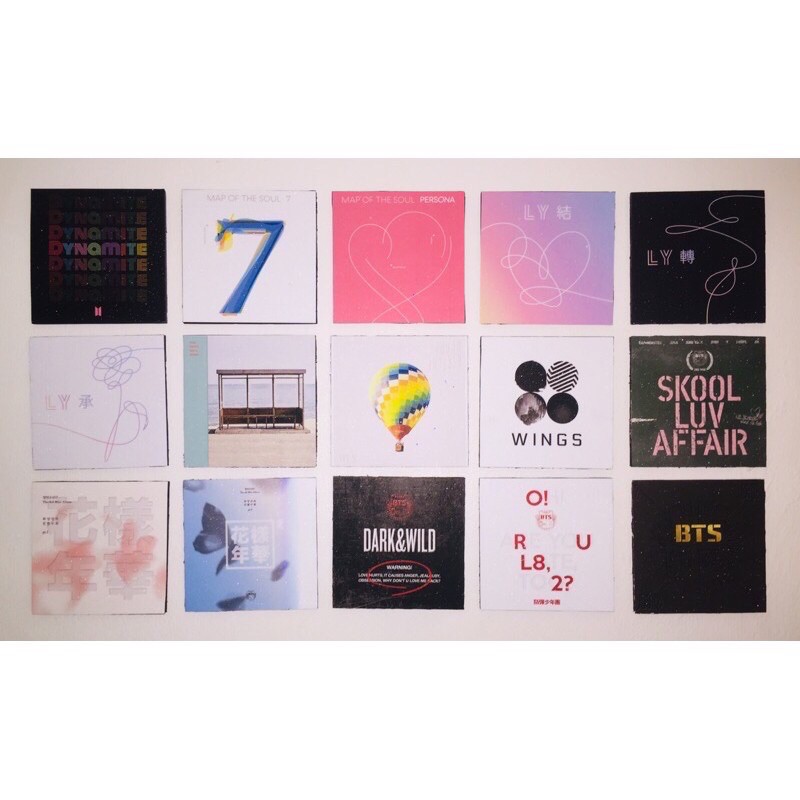 BTS ALBUM COVER MINI WALL DECOR Shopee Philippines