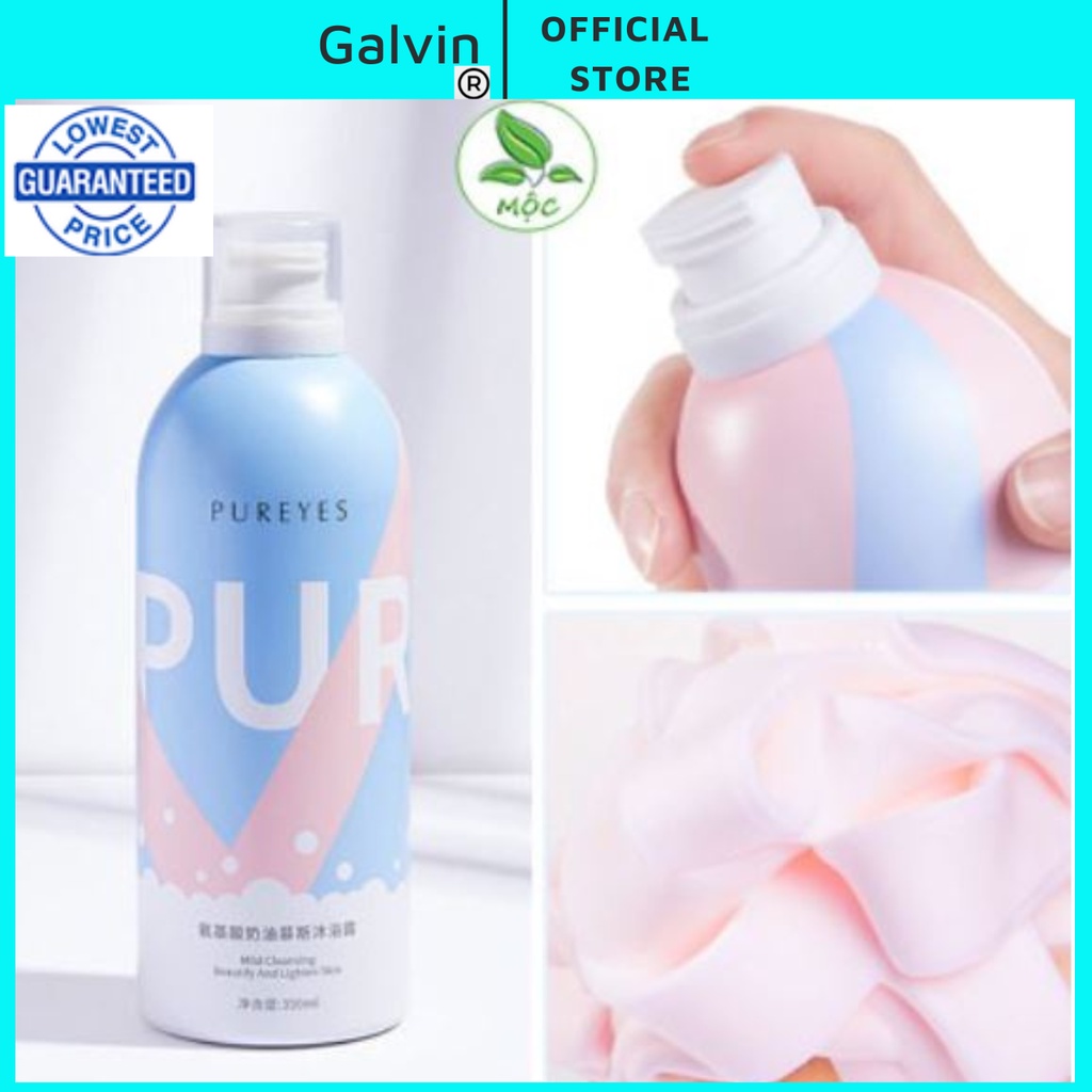 PUREYES Whitening Shower Gel Original Korean Whitening Perfume Body Wash Pure 350ml Shopee