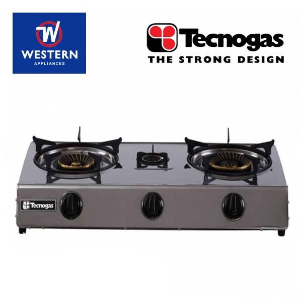 Tecnogas GS300BCSS Three Burner Gas Stove Shopee Philippines