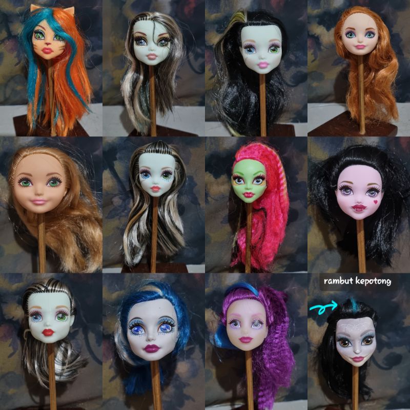 Monster High Doll Head/Ever After High For DIY Shopee Philippines