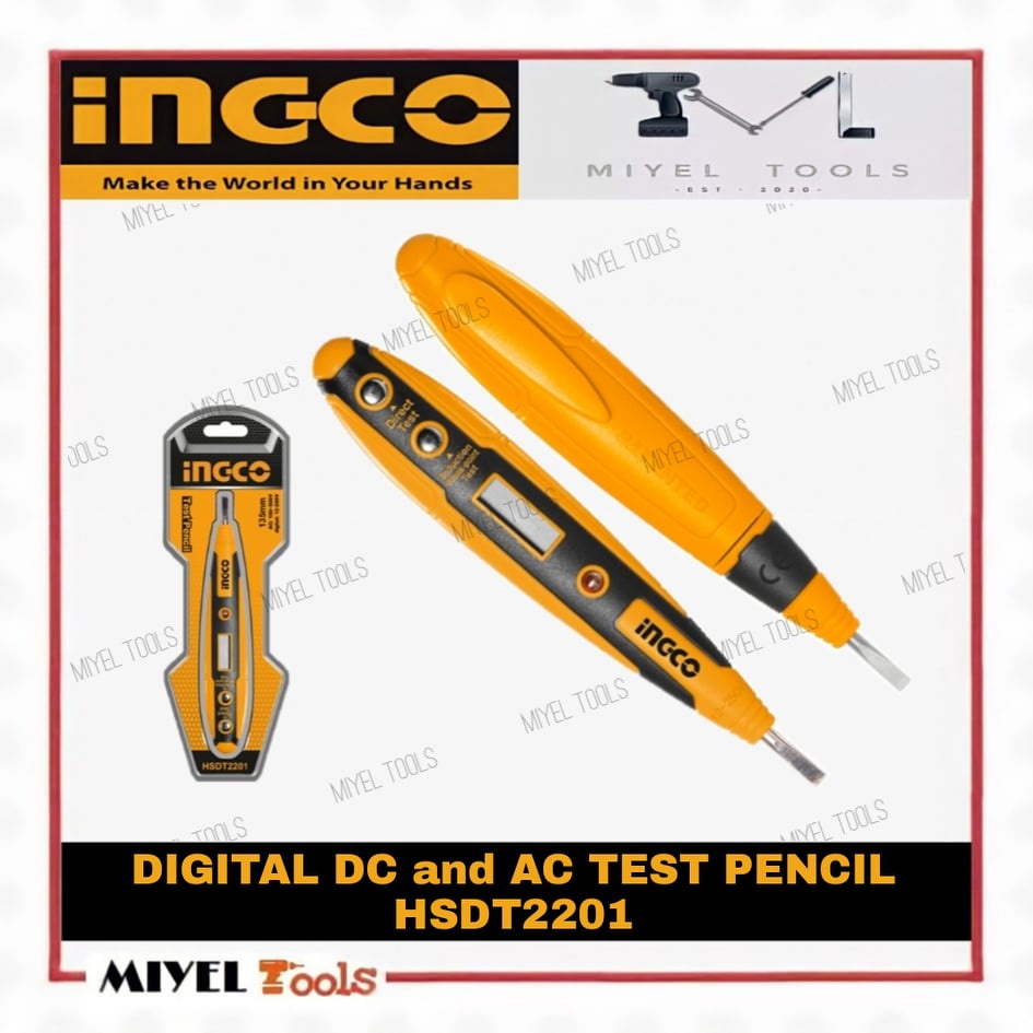 INGCO Digital DC and AC Test Pencil HSDT2201 Shopee Philippines
