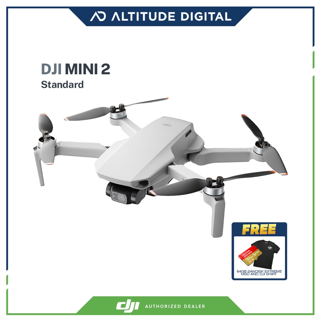 DJI Mini 2 Standard with FREE 64GB SanDisk Extreme Micro SD Card and