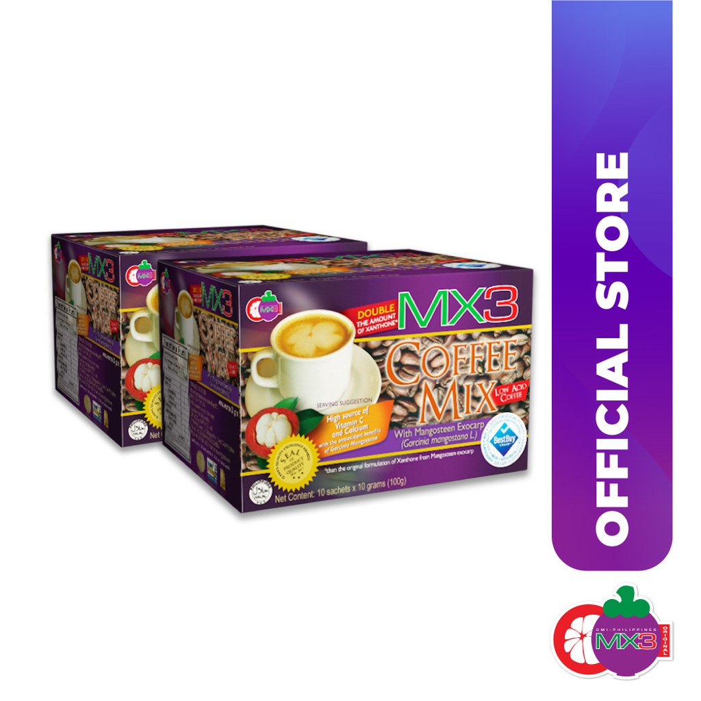MX3 Coffee Mix with Mangosteen Exocarp Pack of 2 Shopee Philippines