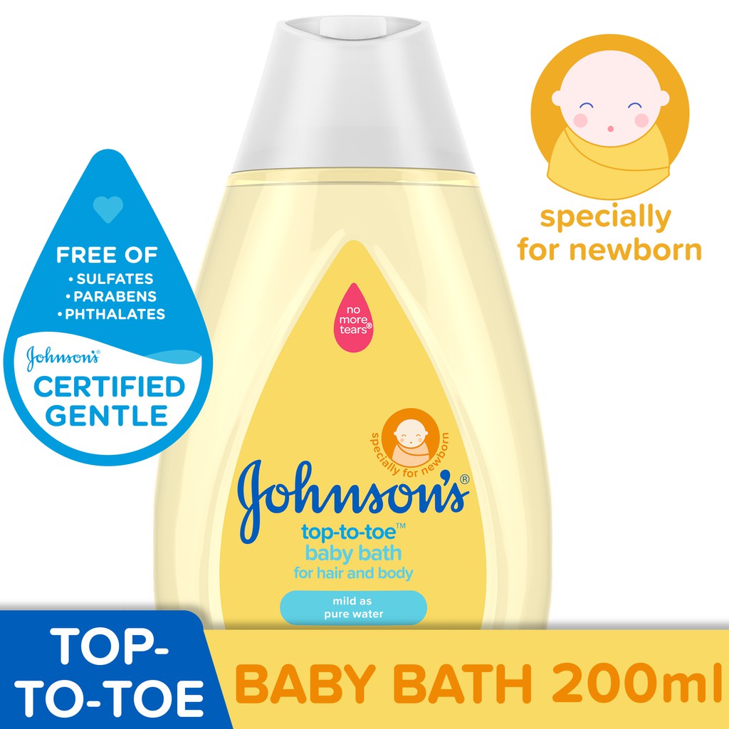 Johnson's ToptoToe Baby Bath 200ml Shopee Philippines