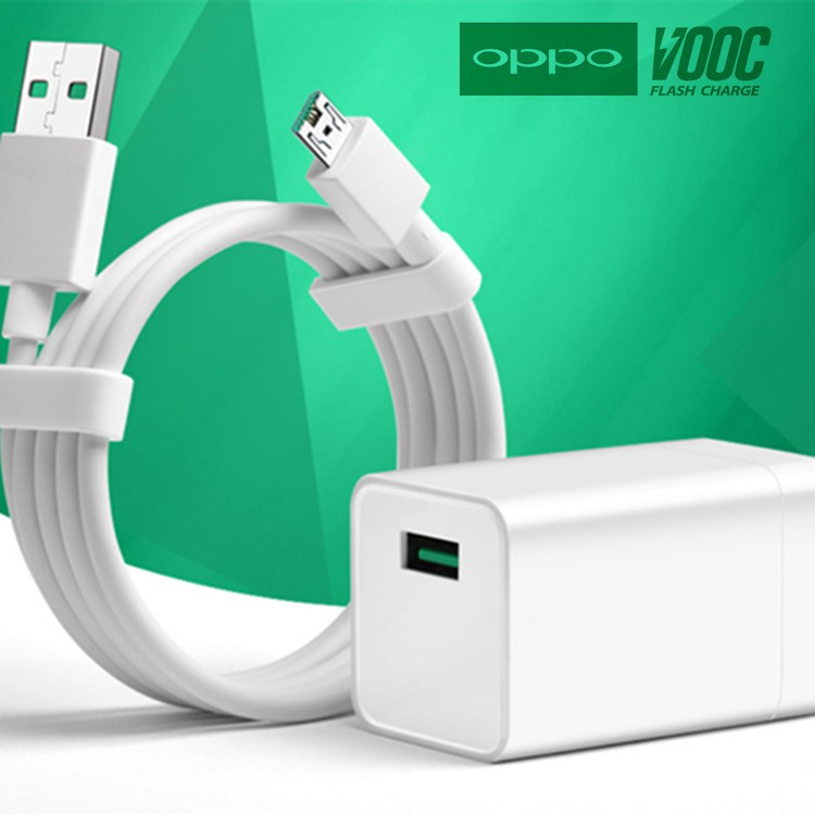 OPPO VOOC 5V/4A Original Fast Charger Micro USB Data Cable Android A7