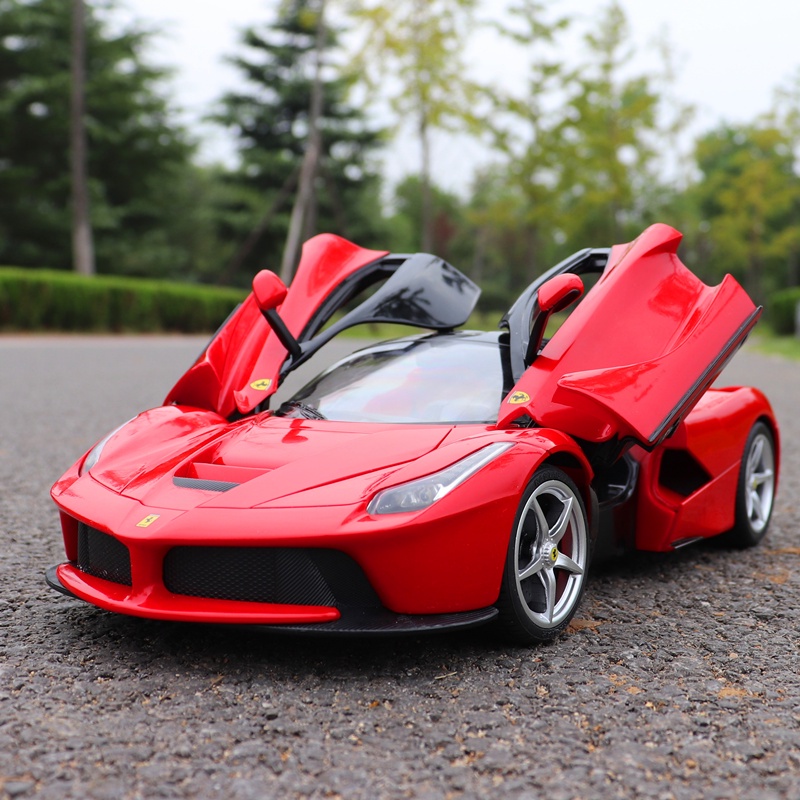 Star Ferrari remote control car can open the door steering wheel charging remote control racing