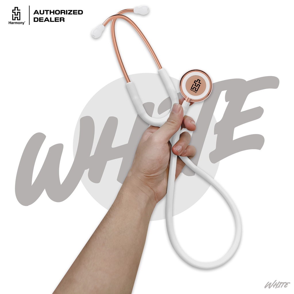 Harmony Stethoscope White Rose Gold Finish Shopee Philippines