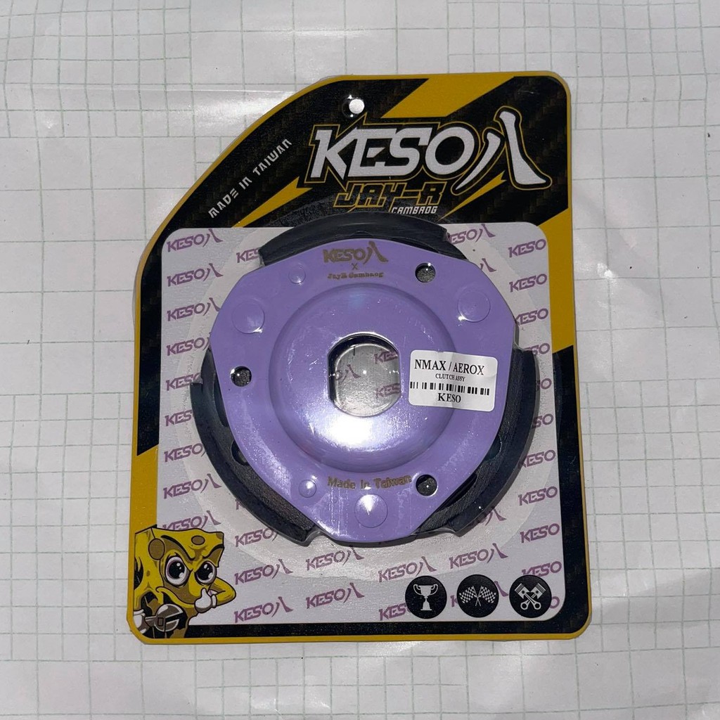 KESO CLUTCH SHOE ASSY NMAX/AEROX W/1200RPM CLUTCH SPRING RACING PARTS