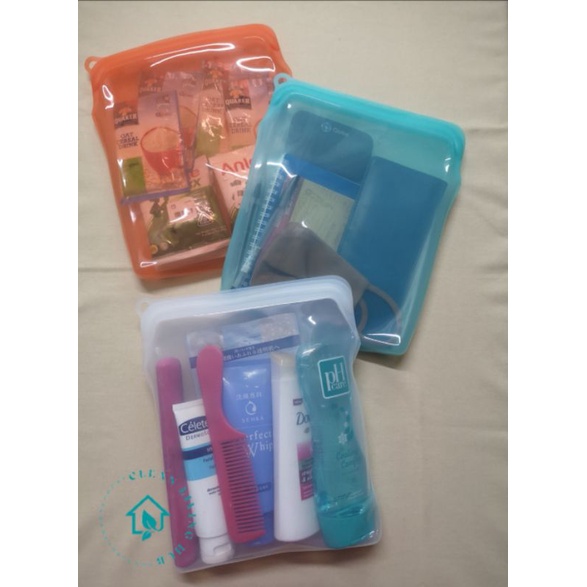 Extra Large Ziplock Reusable Airtight, Silicone, BPA Free Storage
