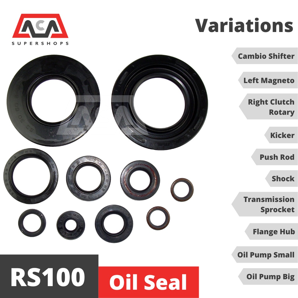 Oil Seal for Yamaha RS 100/RS100 Shopee Philippines