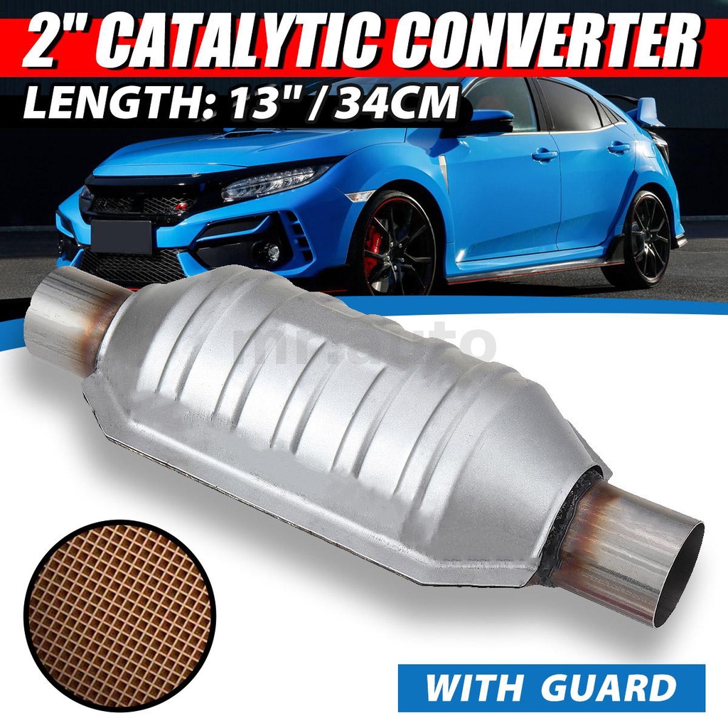 2" Inlet/Out Universal Catalytic Cat Converter High Flow Stainless